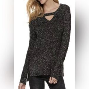 Women’s Rock & Republic Sweater, Cute Lace Up Detail On Sleeves, XS, NWT